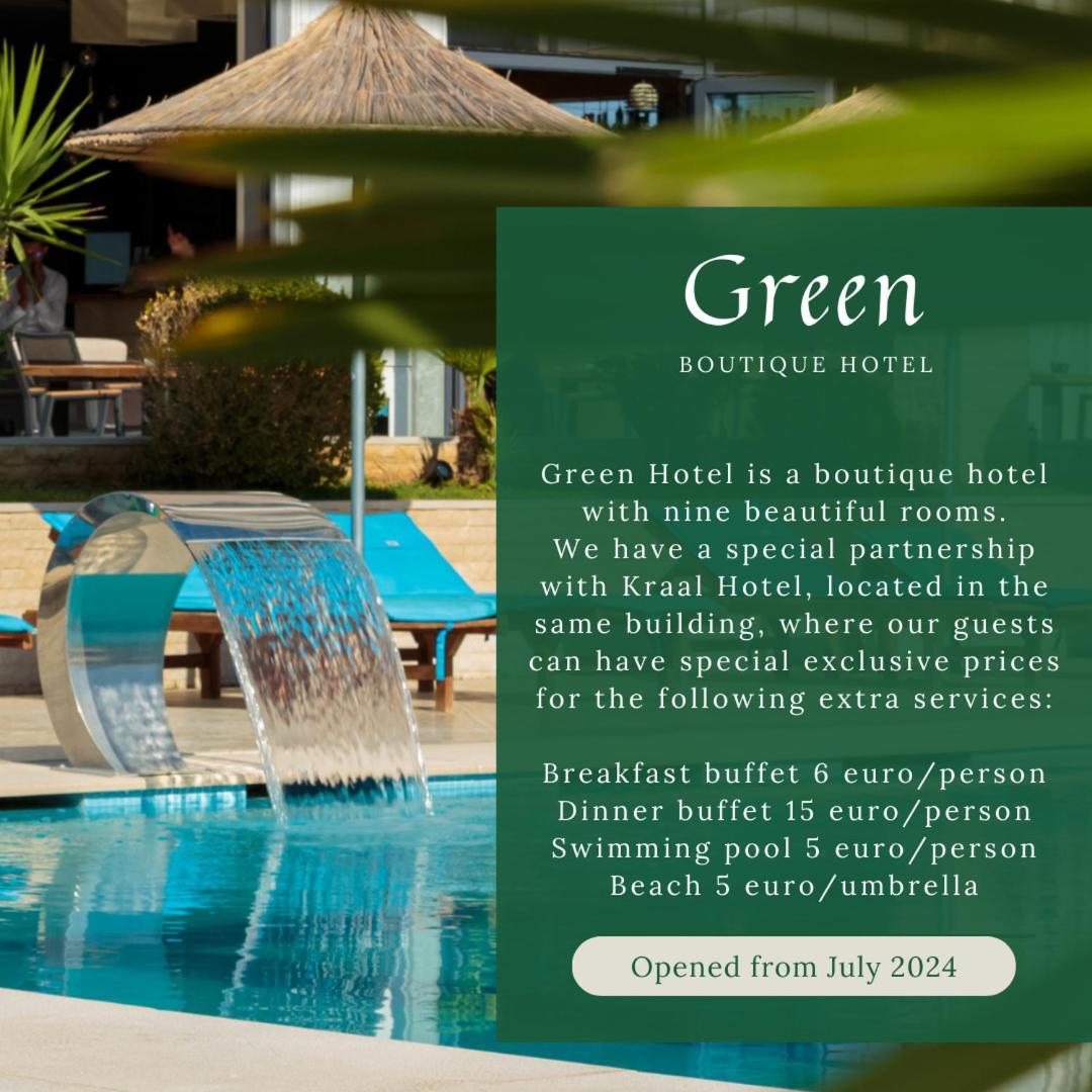 Green Boutique Hotel Влёра Экстерьер фото